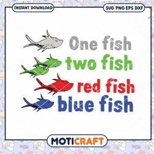 Colorful Fish Design for Kids Learning Activities PNG