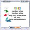 Colorful Dr Seuss Fishies Instant Download PNG Art