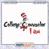 College Counselor I Am SVG PNG Instant Download Graphic