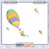 Colorful Balloon Adventure PNG Illustration Downloadable File