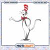 Cheerful Cat in the Hat PNG Image for Instant Download