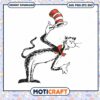 Cat in the Hat Vintage Design Instant Download PNG File