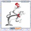 Cat in the Hat SVG PNG Instant Download Cute Design