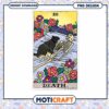 Whimsical Death Tarot Card PNG Instant Download Art Design