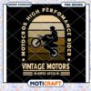 Vintage Motocross Rider High Performance PNG Download