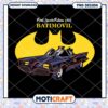 Vintage Batman Batmobile PNG Design for Instant Download