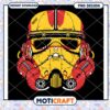 Vibrant Stormtrooper Helmet PNG Instant Download Design