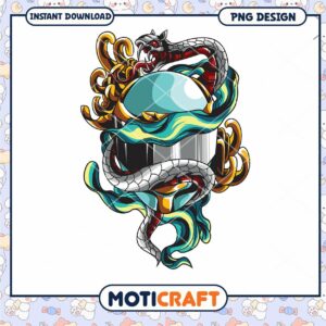 Vibrant Snake and Mask PNG Design Instant Download Art Vibrant Snake and Mask PNG Design Instant Download Art