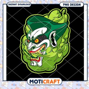 Vibrant Monster PNG Design for Instant Download Artwork