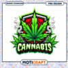 Vibrant Cannabis Leaf PNG Design for Instant Download Art
