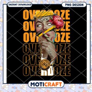 Unique Overdoze PNG Design for Instant Digital Download