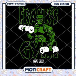 Unique Frank's Gym PNG Design for Fitness Enthusiasts