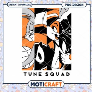 Tune Squad Cartoon Character Digital Art PNG Download Design