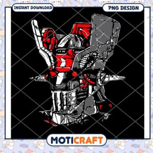 Transformers Robot PNG Design for Instant Download Art