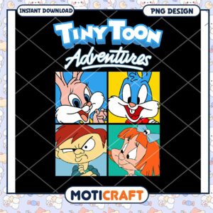 Tiny Toon Adventures PNG Design Instant Download Art