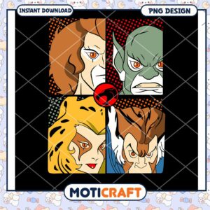 Thundercats Inspired PNG Art Download for Fans