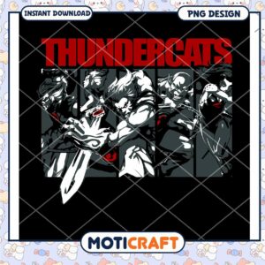 Thundercats Character Art Printable PNG Download Design