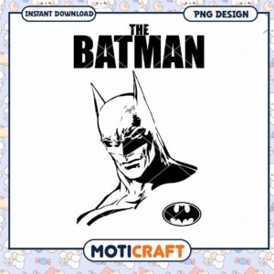 The Batman PNG Design for Instant Download Print Use