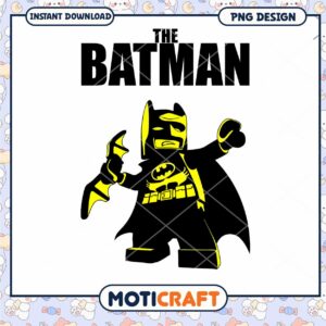The Batman Cartoon PNG Design for Instant Download