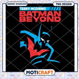 Terry McGinnis Batman Beyond PNG Instant Download Design