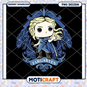 Targaryen Dragon Queen PNG Instant Download Art Design
