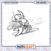Surfing Lobster PNG Design for Instant Download Fun Art