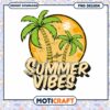 Summer Vibes Tropical PNG Design for Instant Download