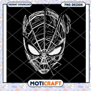 Stylish Spiderman PNG Design for Instant Download Art
