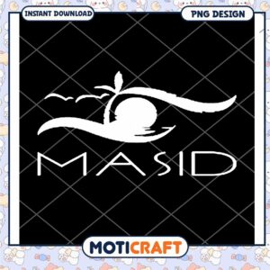Stylish MASID Logo Design Instant Download PNG Art
