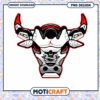 Stylish Bull Head PNG Design for Instant Download Art