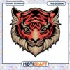 Stunning Red Tiger Head PNG Graphic for Instant Download 1 Stunning Red Tiger Head PNG Graphic for Instant Download