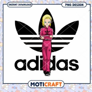 Stylish Adidas PNG Design with Animated Character Download