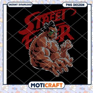 Street Fighter PNG Download Retro Design for Gamers 55 Characters