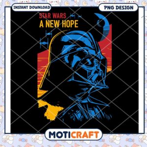 Star Wars A New Hope Darth Vader PNG Design Download