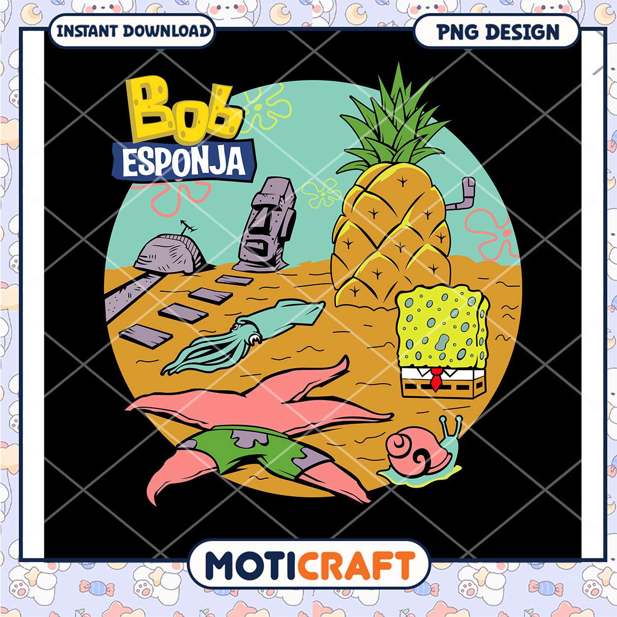 SpongeBob SquarePants Fun PNG Download for Kids Decor SpongeBob SquarePants Fun PNG Download for Kids Decor