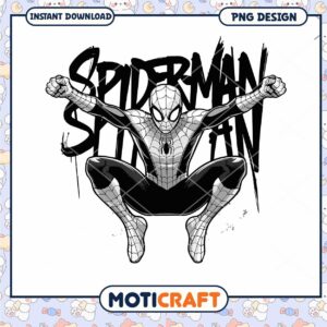 Spiderman PNG Design Instant Download for Creatives