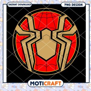 Spiderman Logo PNG Design for Instant Download Art Use