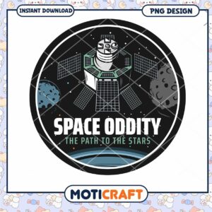 Space Oddity PNG Design The Path to the Stars Download