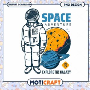 Space Adventure Astronaut PNG Explore the Galaxy Design