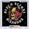 Skull Design Depth Before Dishonor PNG Graphic Art Download