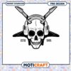Skull and Headphones Music PNG Design for Instant Download 1 Skull and Headphones Music PNG Design for Instant Download