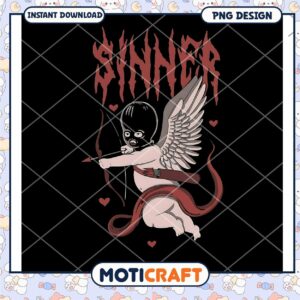 Sinner Cupid PNG Graphic for Instant Download Design