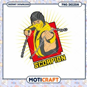 Scorpion Character PNG Design for Instant Download 2023