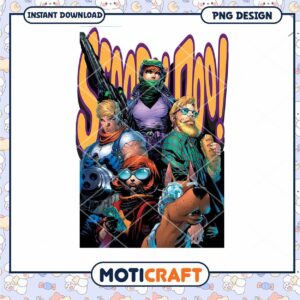 Scooby Doo Cartoon PNG Graphic Instant Download Design