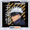 Satoru Gojo PNG Design Instant Download for Fans