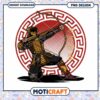 Samurai Archer PNG Design for Instant Download Art