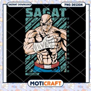 Sagat Street Fighter PNG Download for Instant Use