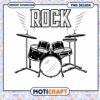 Rock Drums PNG Design for Instant Download Artistry