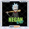 Rick C137 Negan Character PNG Design Instant Download Art