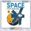 Retro Space Explorers PNG Design for Instant Download